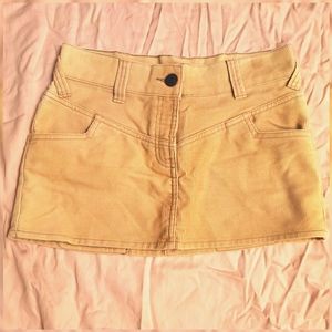 Corduroy Miniskirt